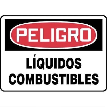 Accuform OSHA DANGER Safety Sign COMBUSTIBLE SHMCHL198XL